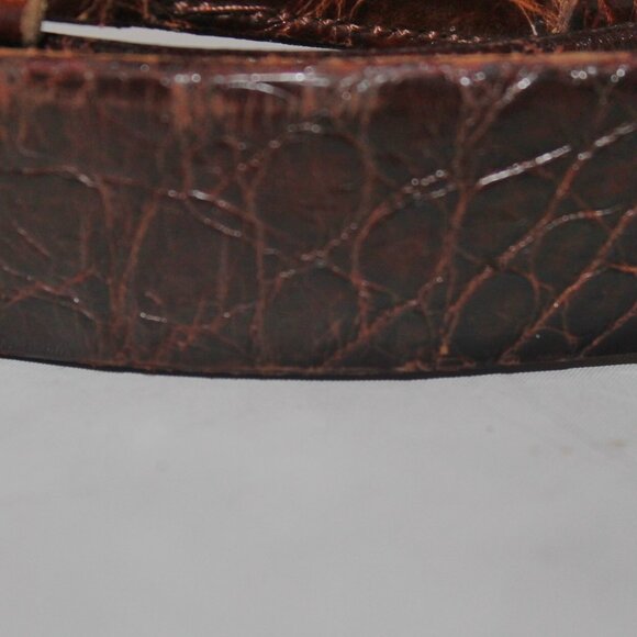 Unisex Classic Expanso Genuine Alligator Crocodile Belt 36 - Picture 2 of 7